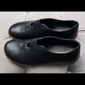 Romika Loire 3 Black Leather Loafers Clogs Mary Janes Womens Shoes SZ 41 10 New